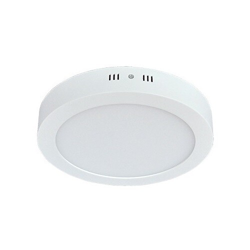 Plafon Led 12w bco quente redondo