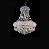 Lustre em Cristal Claro 08 Lampadas 