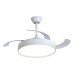 Ventilador Teto Retrátil 4 Pás Controle Remoto Bivolt Branco 